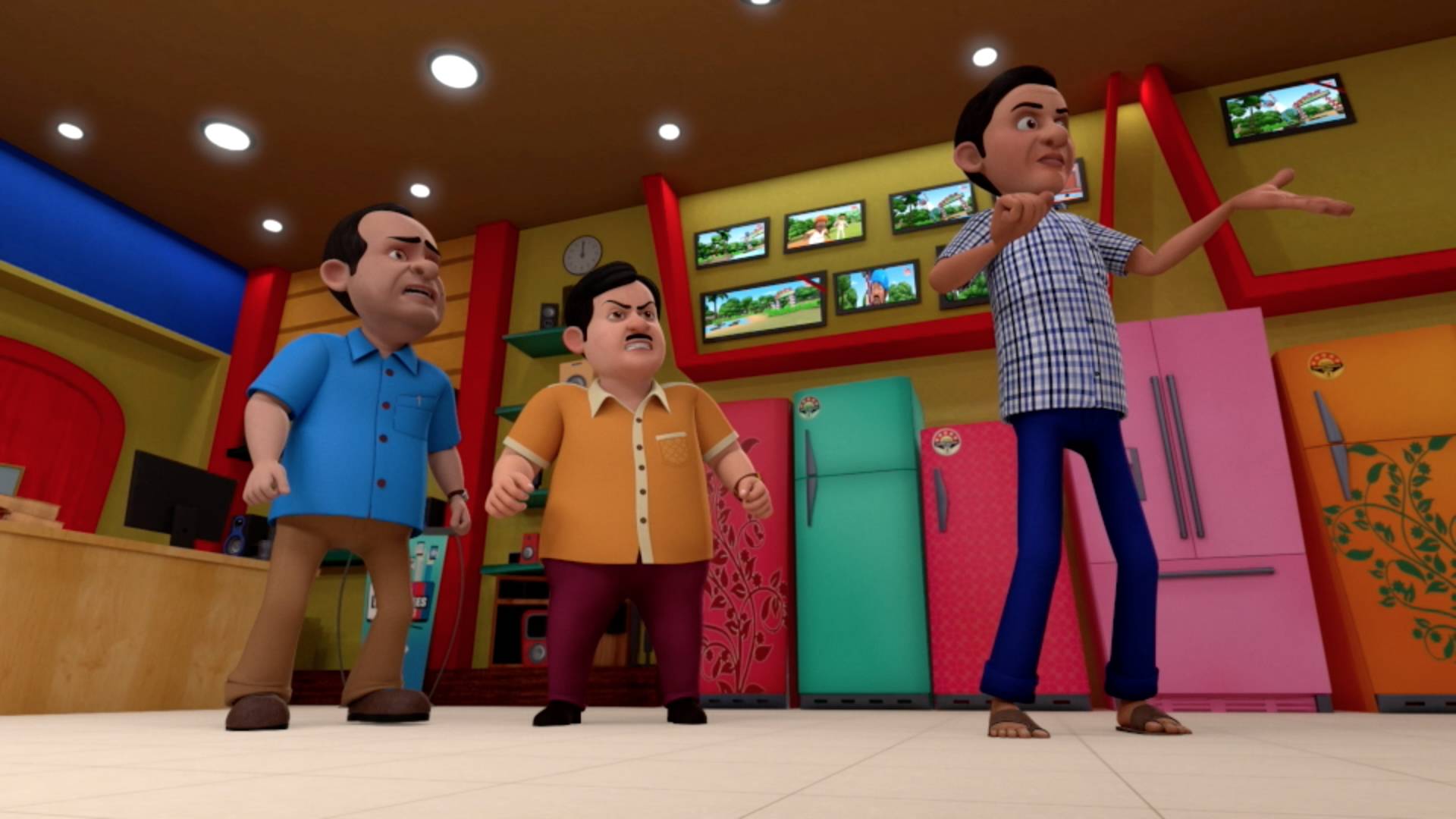 computer animation Tarak Mehta ka ulta chasma